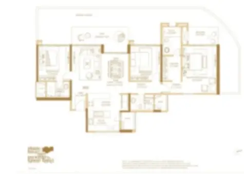 Century Tisora Apartment 3 BHK Floor Plan by Century Group located at Yelahanka, Bangalore Karnataka